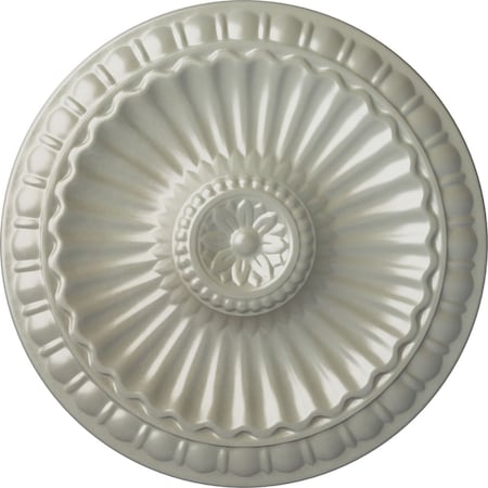 Ekena Millwork Linus Ceiling Medallion, Hand-Painted Flash Copper, 11 1/4"OD x 1 1/8"P CM11LIFCS